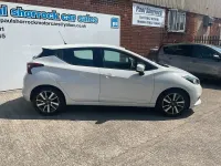 Used Nissan Micra Acenta 71 HP (52 kW) 2018 White Hatchback