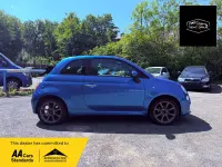 Used Fiat 500 S 69 HP (50 kW) 2014 Blue Cabriolet