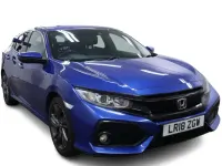 Used Honda Civic SR 129 HP (94 kW) 2018 Blue Hatchback