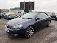Used VW Golf Cabriolet GT 140 HP (102 kW) 2012 Blue Cabriolet