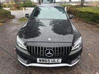 Used Mercedes C220 AMG line 170 HP (125 kW) 2016 Black Sedan