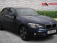 Used BMW 120 Sport Line 2014 Blue Hatchback