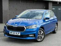 Used Skoda Fabia SE L 2022 Blue Hatchback