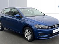 Used VW Polo SE 95 HP (69 kW) 2019 Blue Hatchback