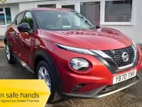 Used Nissan Juke N-Connecta 114 HP (83 kW) 2020 Red SUV