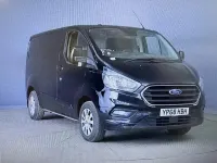 Used Ford Transit Custom Limited 130 HP (95 kW) 2018 Black Van