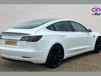 Used Tesla Model 3 Performance 335 kW (456 HP) 2020 White Sedan