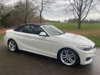 Used BMW 220 M Sport 2015 White Cabriolet