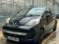 Used Peugeot 107 68 HP (50 kW) 2010 Black Hatchback