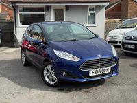 Used Ford Fiesta Zetec 2016 Blue Hatchback