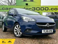 Used Vauxhall Corsa 90 HP (66 kW) 2018 Blue Hatchback