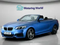 Used BMW 218 M Sport 136 HP (100 kW) 2020 Blue Cabriolet