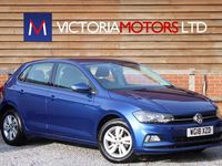 Used VW Polo SE 95 HP (69 kW) 2018 Blue Hatchback