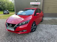 Used Nissan Leaf N-Connecta 110 kW (150 HP) 2022 Red Hatchback