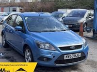 Used Ford Focus Zetec 2010 Blue Hatchback