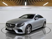 Used Mercedes E220 AMG line 194 HP (142 kW) 2019 Silver Coupe