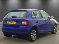Used Skoda Fabia SE Drive 60 HP (44 kW) 2021 Blue Hatchback