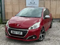 Used Peugeot 208 Prestige 2017 Red Hatchback