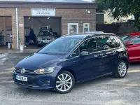 Used VW Golf Sportsvan GT 150 HP (110 kW) 2016 Blue MPV