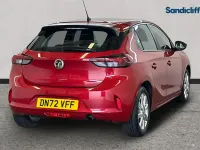 Used Vauxhall Corsa Design Edition 75 HP (55 kW) 2022 Red Hatchback