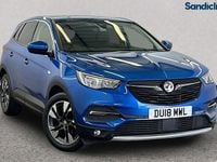 Used Vauxhall Grandland X Sport 131 HP (96 kW) 2018 Blue SUV
