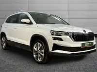 Used Skoda Karoq SE L 150 HP (110 kW) 2023 Moon white metallic SUV