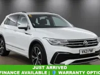 Used VW Tiguan R-line 150 HP (110 kW) 2021 White SUV