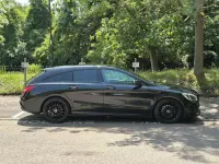 Used Mercedes CLA220 Shooting Brake AMG line 177 HP (130 kW) 2017 Black Estate