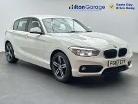 Used BMW 118 Sport Line 136 HP (100 kW) 2017 White Hatchback