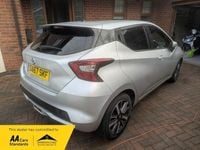Begagnad Nissan Micra N-Connecta 90 HK (66 kW) 2017 Silver Halvkombi