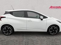 Used Nissan Micra Acenta 91 HP (66 kW) 2022 White Hatchback
