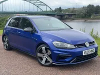 Used VW Golf VII R 300 HP (220 kW) 2020 Blue Hatchback