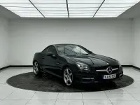 Used Mercedes SLK200 AMG 184 HP (135 kW) 2011 Blue Cabriolet