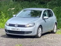 Used VW Golf VI Match 105 HP (77 kW) 2010 Silver Hatchback
