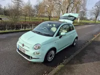 Used Fiat 500 Lounge 105 HP (77 kW) 2016 Green Hatchback