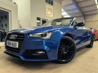 Used Audi A5 Cabriolet S-Line 174 HP (127 kW) 2015 Blue Cabriolet