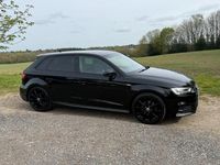 Used Audi A3 Sportback Black Edition 116 HP (85 kW) 2018 Black Hatchback