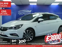 Used Vauxhall Astra Elite 2018 White Hatchback