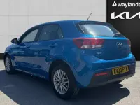 Used Kia Rio 84 HP (61 kW) 2023 Blue Hatchback
