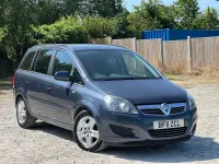 Used Vauxhall Zafira 125 HP (91 kW) 2011 Blue MPV