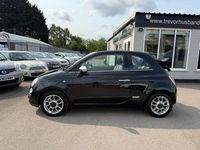 Used Fiat 500C Lounge 69 HP (50 kW) 2010 Black Cabriolet