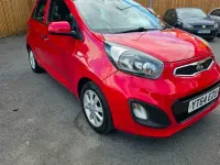 Used Kia Picanto 68 HP (50 kW) 2014 Red Hatchback