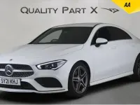 Used Mercedes CLA180 AMG line 2021 White Coupe