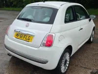 Used Fiat 500 Lounge 2011 White Hatchback