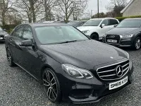 Käytetty Mercedes E220 AMG 175 HP (128 kW) 2015 Musta Sedan