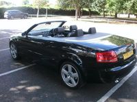 Begagnad Audi A4 Cabriolet S-Line 140 HK (102 kW) 2007 Svart Cab