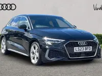 Used Audi A3 S-Line 147 HP (108 kW) 2023 Black Sedan