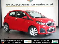 Used Peugeot 108 Active 68 HP (50 kW) 2016 Red Hatchback