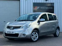 Używany Nissan Note Acenta 110 KM (80 kW) 2010 Srebrny Minivan