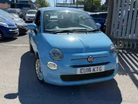 Used Fiat 500 Pop Star 69 HP (50 kW) 2016 Blue Hatchback
